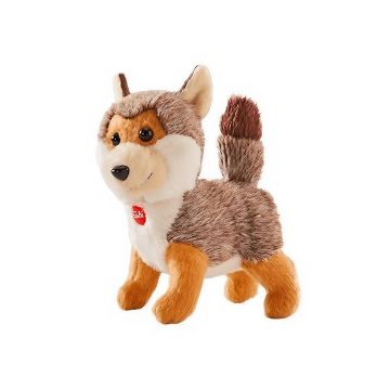 Peluche Trudi Lupo Stelvio Parco dello Stelvio XXS 6x10x9 cm | Peluche Piccolo Portachiavi