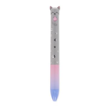 PENNA SFERA GATTO Due Colori Click&Clack | Penna Non Cancellabile Legami