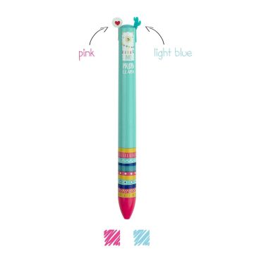 PENNA SFERA LAMA Due Colori Click&Clack | Penna Non Cancellabile Legami