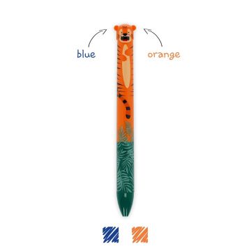 PENNA SFERA TIGRE Due Colori Click&Clack | Penna Non Cancellabile Legami