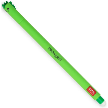 PENNA CANCELLABILE DINO Gel Verde | Penna Cancellabile Legami