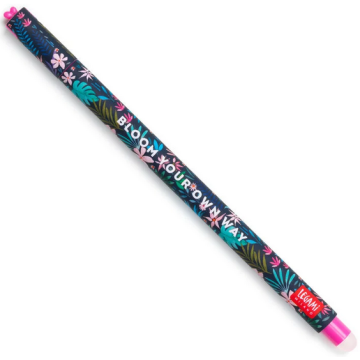 PENNA CANCELLABILE FLORA Gel Turchese | Penna Cancellabile Legami
