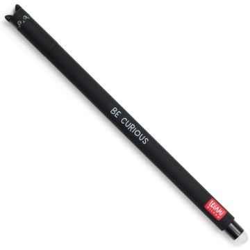 PENNA CANCELLABILE GATTO Gel Nero | Penna Cancellabile Legami
