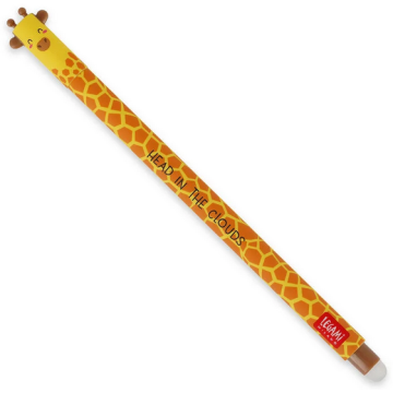 PENNA CANCELLABILE GIRAFFA Gel Nero | Penna Cancellabile Legami
