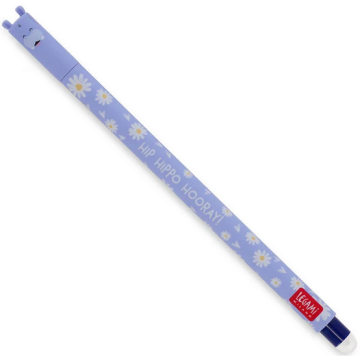 PENNA CANCELLABILE IPPOPOTAMO Gel Blu | Penna Cancellabile Legami