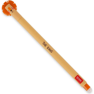 PENNA CANCELLABILE LEONE Gel Arancione | Penna Cancellabile Legami
