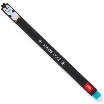 PENNA CANCELLABILE PINGUINO Gel Turchese | Penna Cancellabile Legami
