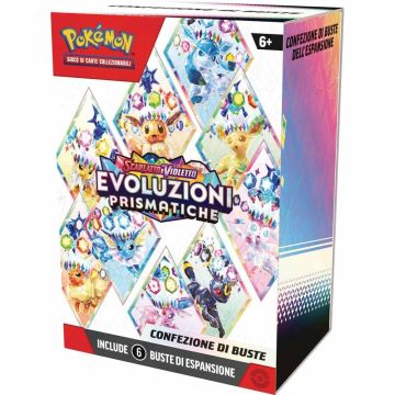 Pokémon BUNDLE 6 Buste Evoluzioni Prismatiche | Pokémon Gioco di Carte
