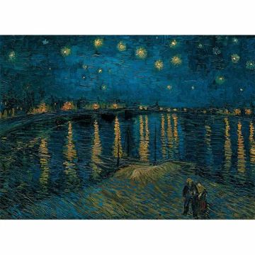PUZZLE 1000 pezzi Clementoni Van Gogh Notte Stellata sul Rodano | Puzzle Arte