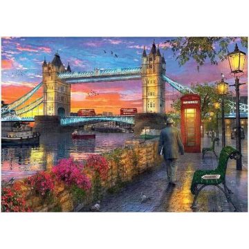 PUZZLE 1000pz Ravensburger Tower Bridge al Tramonto | Puzzle Paesaggi