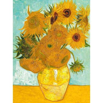 PUZZLE 1500pz Ravensburger Van Gogh: Vaso con Girasoli | Puzzle Arte