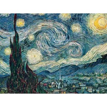 PUZZLE 1500pz Ravensburger Van Gogh: Notte Stellata | Puzzle Arte