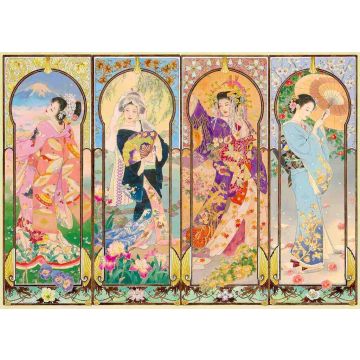 PUZZLE 1000pz Ravensburger Le Quattro Stagioni | Puzzle Fiori e Natura