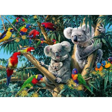 PUZZLE 500pz Ravensburger Koala nell'Albero | Puzzle Animali