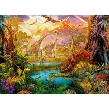 PUZZLE 500pz Ravensburger La Terra dei Dinosauri | Puzzle Animali