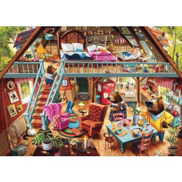 PUZZLE 1000pz Ravensburger Riccioli d'Oro e i Tre Orsi | Puzzle Fantasy