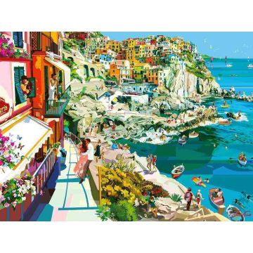 PUZZLE 1500pz Ravensburger Romance in Cinque Terre | Puzzle Paesaggi
