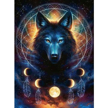 PUZZLE 500pz Ravensburger Lupo Splendente | Puzzle Animali