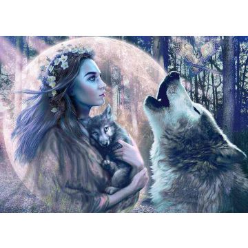 PUZZLE 1000pz Ravensburger Notte di Luna Piena | Puzzle Fantasy