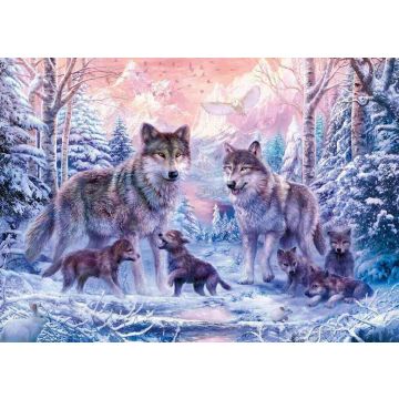 PUZZLE 1000pz Ravensburger Lupi Artici | Puzzle Animali