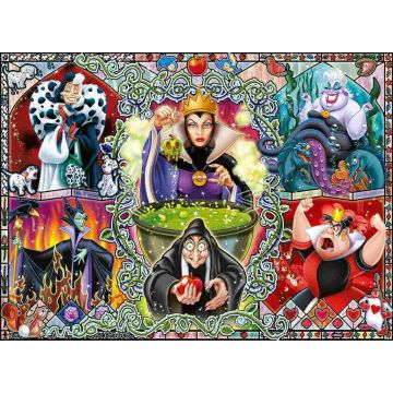 PUZZLE 1000pz Ravensburger Le Cattive Disney | Puzzle Disney