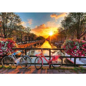 PUZZLE 1000pz Ravensburger Biciclette ad Amsterdam | Puzzle Paesaggi