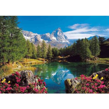 PUZZLE 1500pz Ravensburger Lago Alpino con Cervino | Puzzle Paesaggi