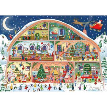 PUZZLE 1000pz Ravensburger Il Laboratorio di Babbo Natale | Puzzle Natale