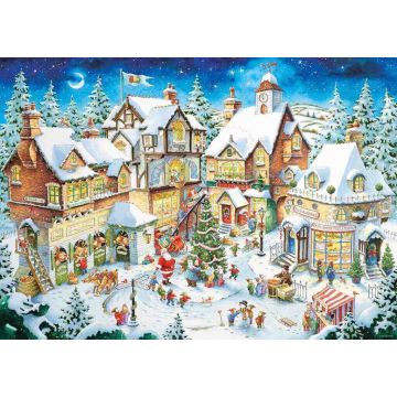 PUZZLE 1000pz Ravensburger 50° Anniversario: Villaggio di Natale | Puzzle Natale