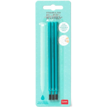 REFILL TURCHESE x3 Penne Cancellabili Legami