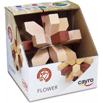 ROMPICAPO FLOWER in Legno 10x10cm 6+