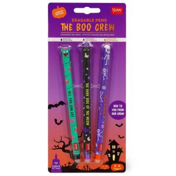 SET DI 3 PENNE GEL CANCELLABILI The Boo Crew | Penna Cancellabile Legami