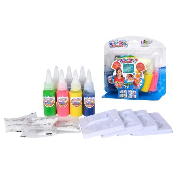 AQUA GELZ Creative Set 7 Tubetti 30ml con 4 Stampini 8+