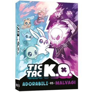 TIC TAC K.O. Adorabili Vs Malvagi Gioco da Tavolo 8+ | 2-4g | 30-60'
