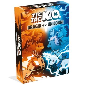 TIC TAC K.O. Draghi Vs Unicorni Gioco da Tavolo 8+ | 2-4g | 30-60'