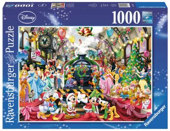 Puzzle Disney 1000 pezziIl Ravensburger Treno di Natale confezione