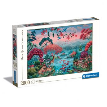 Puzzle 2000 Pezzi Clementoni The Peaceful Jungle | Puzzle Fantasy