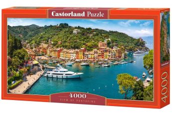 Puzzle 4000 pezzi Castorland Vista di Portofino | Puzzle Paesaggi Mare Italia