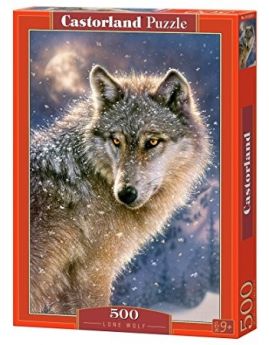 Puzzle 500 Pezzi Castorland Lone Wolf  | Puzzle Animali