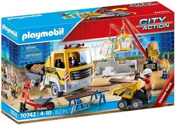 Cantiere Edile Promo Pack 70742 | Playmobil City Action - Confezione