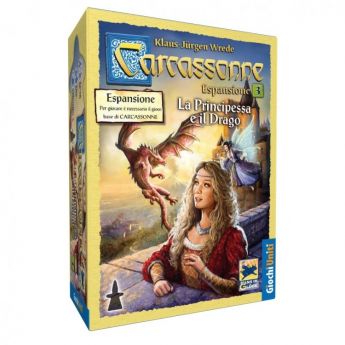 Carcassonne La Principessa e il Drago Espansione 3 Gioco da Tavolo Giochi Uniti
