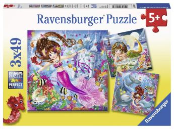 Incantevolli Sirene (Puzzle 3x49 pezzi Ravensburger)