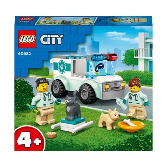 LEGO 60382 Furgoncino di Soccorso del Veterinario