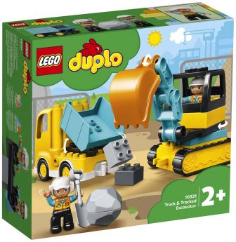 LEGO 10931 Camion e scavatrice cingolata LEGO Duplo su ARSLUDICA.com