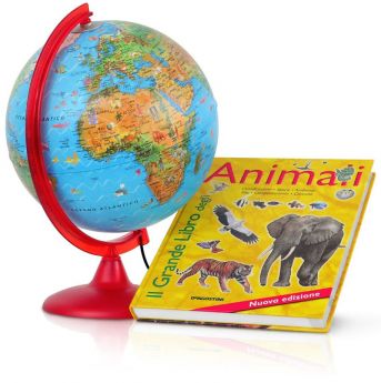 Mappamondo ZOO 25cm + Il grande libro degli animali | Mappamondi