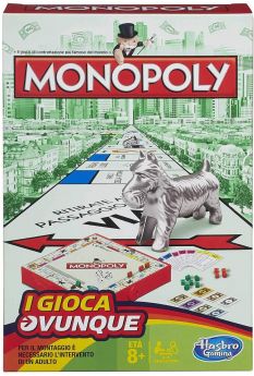 Monopoly Travel - I Gioca Ovunque Gioco da Tavolo Hasbro