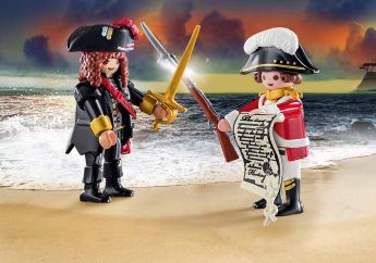 Playmobil 70273 Pirata e Soldato della Marina Reale | Playmobil Pirati