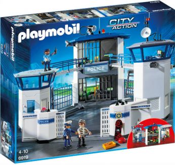 Playmobil 6919 Stazione della Polizia con Prigione (Playmobil City Action)