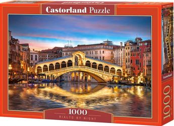Puzzle 1000 pezzi Castorland Rialto di Notte | Puzzle Paesaggi Città