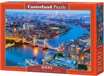 Puzzle 1000 pezzi Castorland Vista Aerea di Londra | Puzzle Paesaggi Città